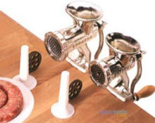 Meat & Poultry Tools - VillaWare Deluxe Meat Grinder/Sausage Maker Set